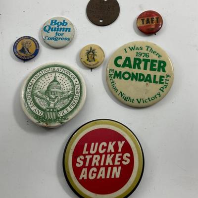 Political and Advertising Buttons 