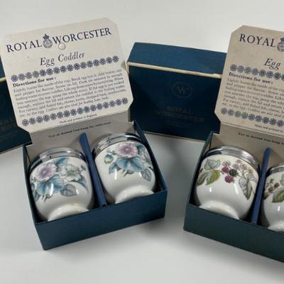 NOS Royal Worcester Egg Coddlers