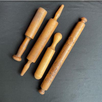 Vintage Wooden Kitchen Tools, Rolling Pin