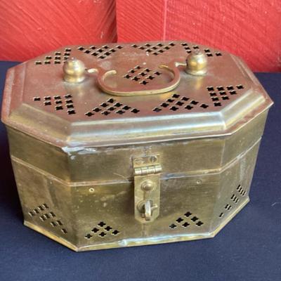 Brass Cricket Box