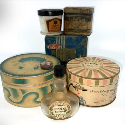 Vintage Powder and Beauty Products 