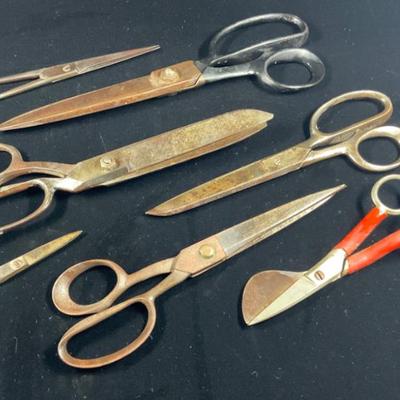 Antique to Vintage Scissors, signed or dated