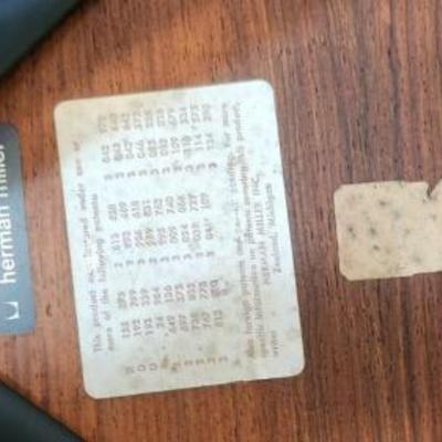 Bottom of eames chair