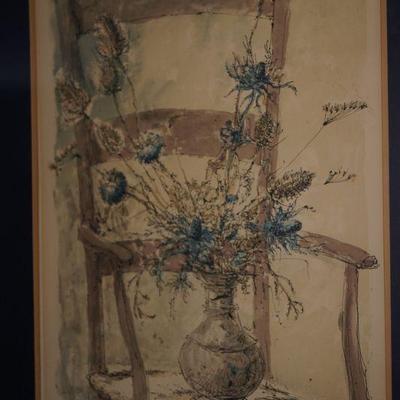 Aime' Daniel Steinlen signed aquatint