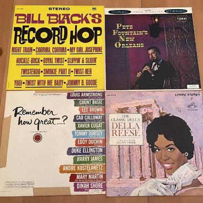 Lot 085-LP: Four Vintage LPs, Vol. 1

Includes the following early original-issue LPs: 
â€¢	Bill Blackâ€™s Record Hop (Hi SHL 32006,...