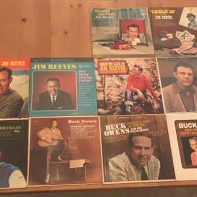 Lot 080-LP: Buck Owens & Jim Reeves Classic Vinyl Collection

Features: 
â€¢	15 classic (1960s original-issue) LPs from renowned Country...