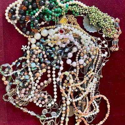 Lot 061-J: Collection of Costume Beads and Necklaces

Features: An assorted collection of beads and necklaces. Please refer to photos for...