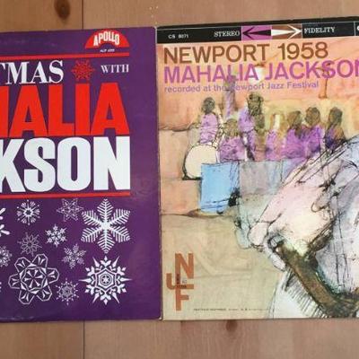 Lot 084-LP: Two Vintage Mahalia Jackson LPs

Includes: 
â€¢	Christmas with Mahalia Jackson (Apollo ALP 499, Released 1962, Mono)
â€¢...
