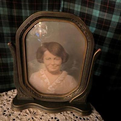 Antique Framed Sephia Print