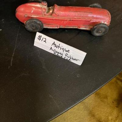 Antique Auburn Rubber Race Car