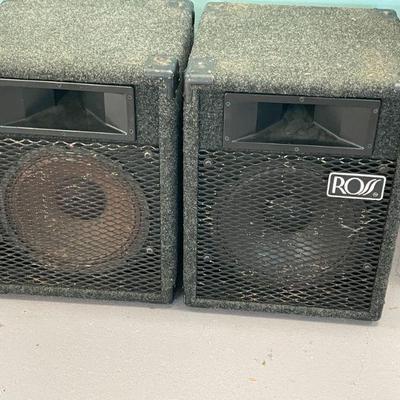 Ross LIVE SOUND GEAR speakers