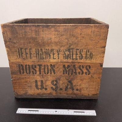 Wood crate