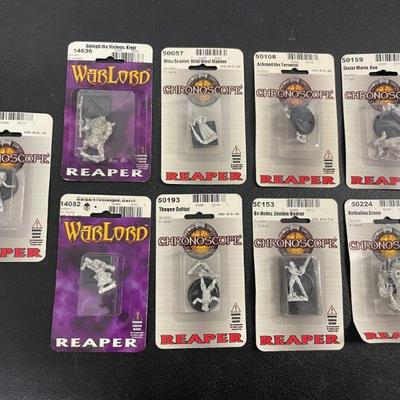 REAPER White Metal Castings RPG characters