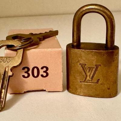 Louis Vuitton #303 Padlock and Keys 