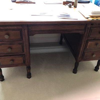 1930's solid wood a Fabulous desk