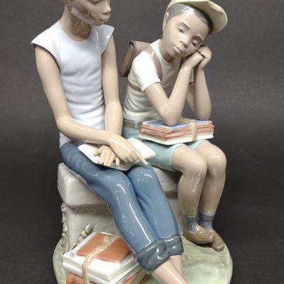 Lladro School Chums #5237 Porcelain Figurine