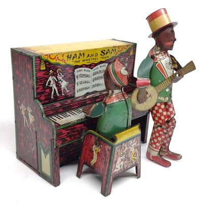 Strauss Ham & Sam Minstrel Band Wind-up Toy