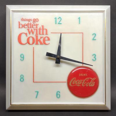 1960s Coca-Cola Electric Hanover Wall Clock