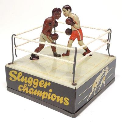 German Slugger Champions Wind-up Boxing Toy