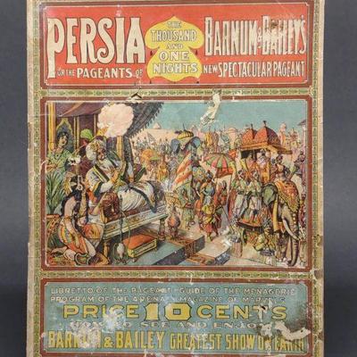 1916 Barnum & Bailey Persia Circus Program