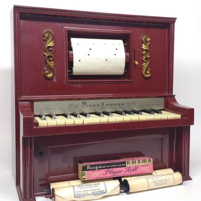 J Chein Piano Lodeon Toy Player Piano (Works)