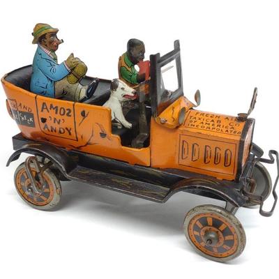 Marx Amos & Andy Fresh Air Taxi Cab Car (Works)