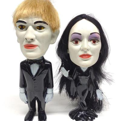 1964 Remco Addams Family Lurch & Morticia Figures