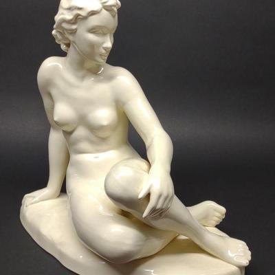 German Nude Female Sculpture by Cortendorf