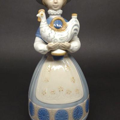 Lladro Girl Offering #1213 Porcelain Figurine