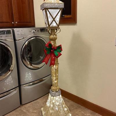 Holiday Lighted Lamp Post- 6' Tall!