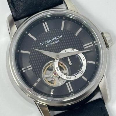 Romanson Automatic Stainless Steel Watch