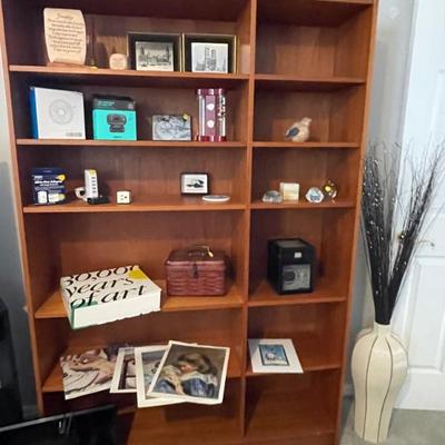 Teak bookcases