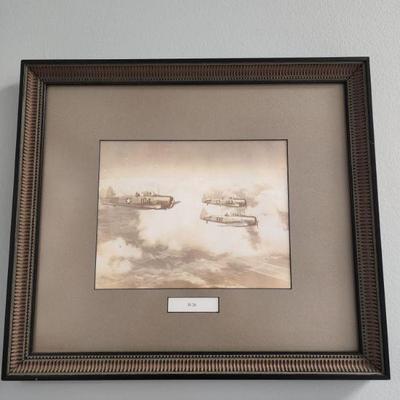Framed Military Art
