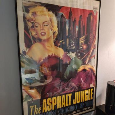The Asphalt Jungle Marilyn Monroe Poster Framed