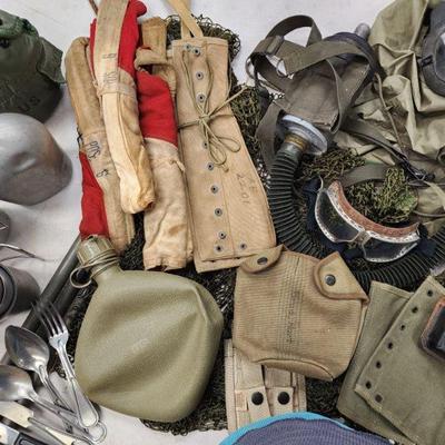 Assortment of Military Surplus Items