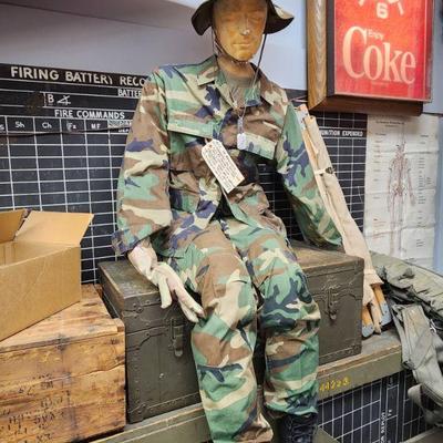 Assortment of Military Surplus Items Firing Battery Recorder