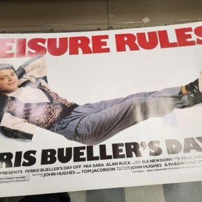 Ferris Bueller's Day Off Poster Leisure Rules