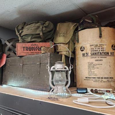 Assortment of Military Surplus Items