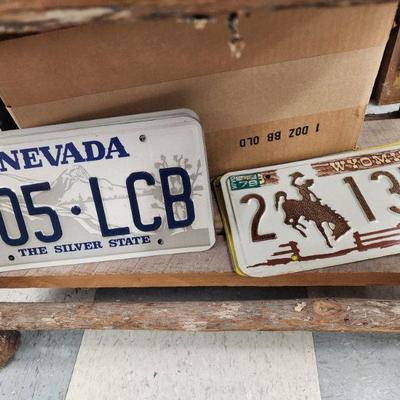 Vintage Car Tags/License Plates