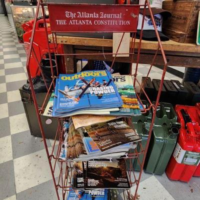 Outdoor and Military related magazines, The Atlanta Journal Magazine Rack