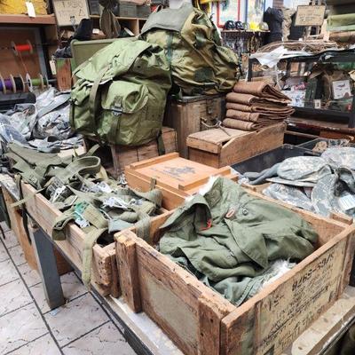 Military Clothing, Hats, Backpacks and much more
