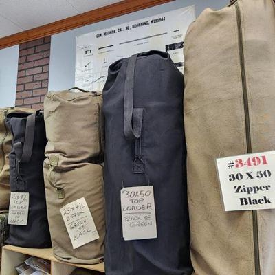 Military Surplus Duffle Bags