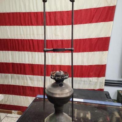 Wells Fargo & Co. Express San Francisco Vintage Oil Lamp