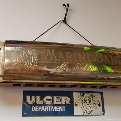 Honer Vintage Giant Display Harmonica 1990's (Perfect for the Mancave)