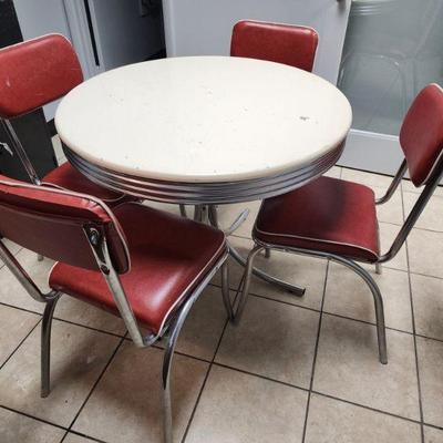 Vintage Diner Table and Chairs