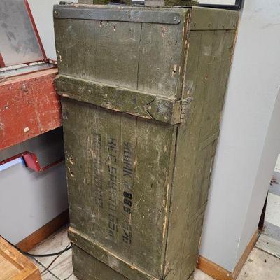 Vintage Military Crate