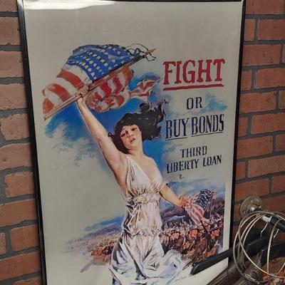 Third Liberty Loan Framed Poster