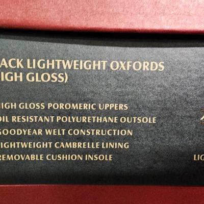 Black Lightweight Oxfords