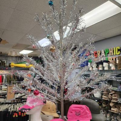 Vintage Silver Christmas Tree