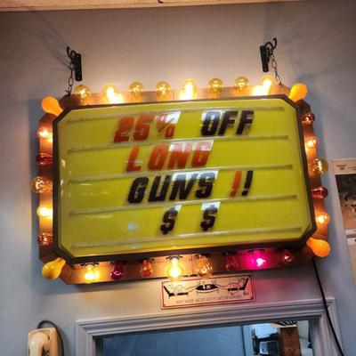 Flashing Light Up Sign as seen in Stranger Things Season 4. Super Nice Sign!